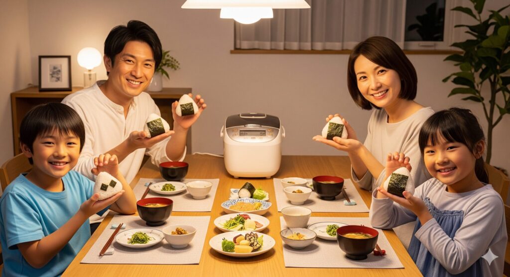 美味しい塩おにぎりを炊飯器で楽しもう