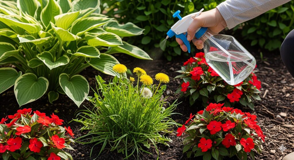 塩水の代わりに酢を使う方法