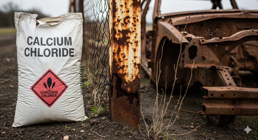 融雪剤の塩化カルシウムは危険？
