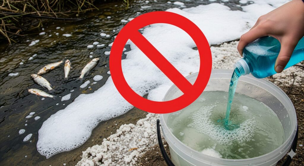 塩に洗剤を混ぜて使うのはNG